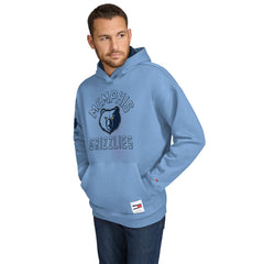 Memphis Grizzlies Tommy Jeans Sebastian Pullover Hoodie Light Blue