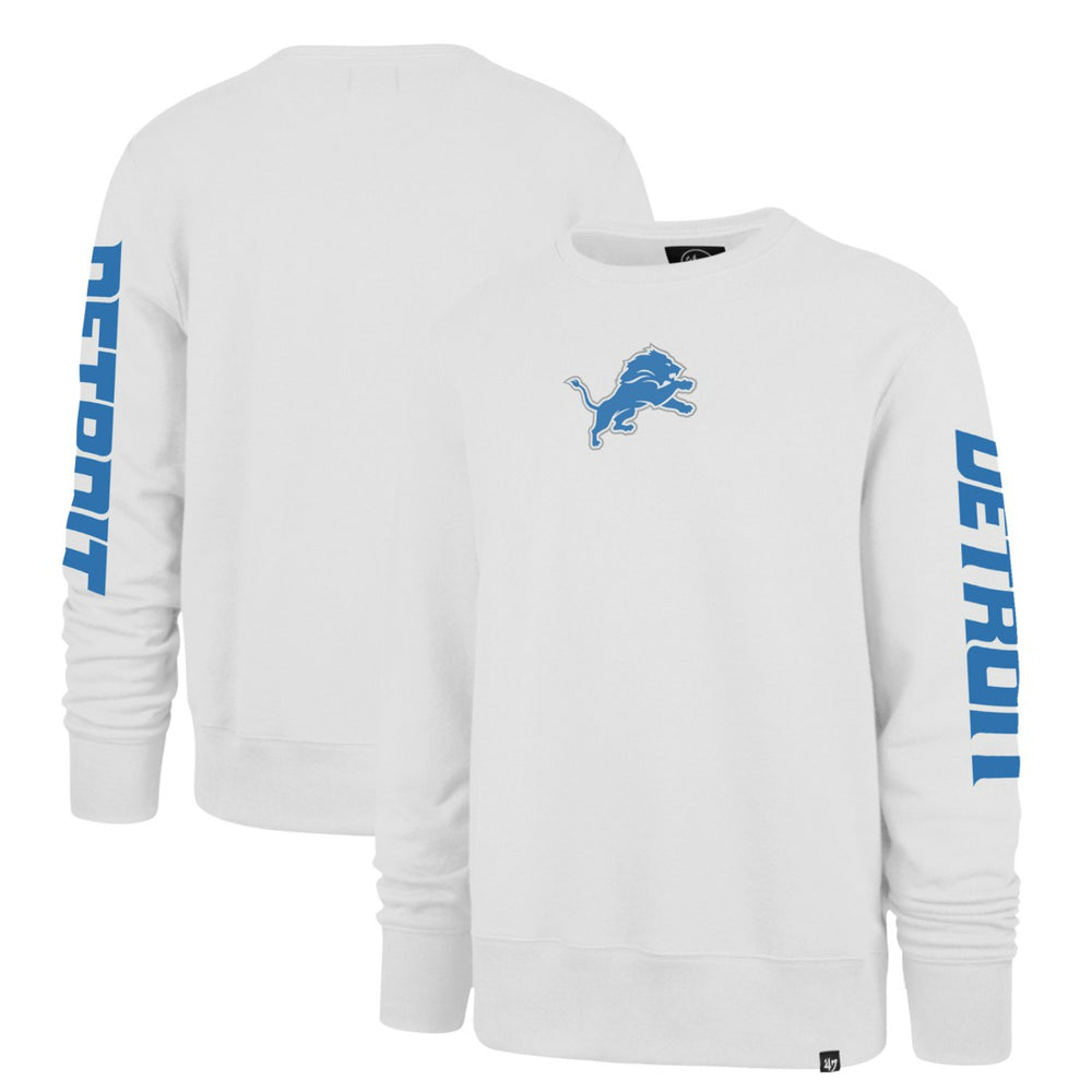 Detroit Lions '47 Headline Pullover Sweatshirt - White - 47 brand