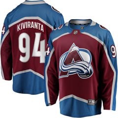 Joel Kiviranta Colorado Avalanche Fanatics Home Premier Breakaway Player Jersey - Maroon | Fanatics Clearance
