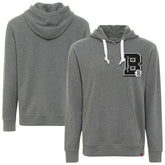 Brooklyn Nets Sportiqe Unisex Varsity Collection Blake Pullover Hoodie Heather Gray