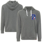 Philadelphia 76ers Sportiqe Unisex Varsity Collection Blake Pullover Hoodie Heather Gray