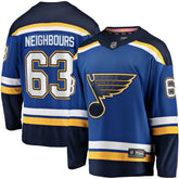 Jake Neighbours St. Louis Blues Fanatics Home Premier Breakaway Player Jersey - Blue | Fanatics Lifestyle
