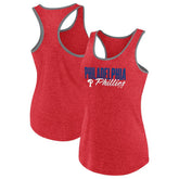 Philadelphia Phillies Profile Women's Plus Size Racerback Tank Top Sale