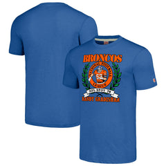 Randy Gradishar Denver Broncos Homage Unisex Caricature Retired Player Tri-Blend T-Shirt - Royal - NFL