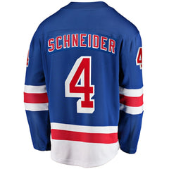 Braden Schneider New York Rangers Fanatics Home Premier Breakaway Player Jersey - Blue | Fanatics on sale