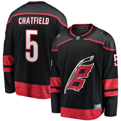 Jalen Chatfield Carolina Hurricanes Fanatics Home Premier Breakaway Player Jersey - Black | Fanatics discount