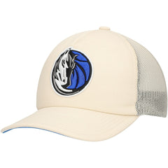 Mitchell & Ness Dallas Mavericks Trucker Adjustable Hat Cream