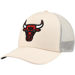 Mitchell & Ness Chicago Bulls Trucker Adjustable Hat Cream