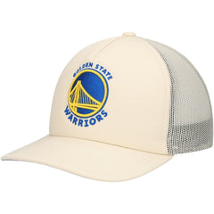 Mitchell & Ness Golden State Warriors Trucker Adjustable Hat Cream