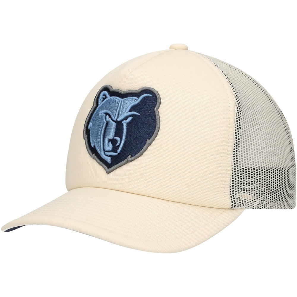 Mitchell & Ness Memphis Grizzlies Trucker Adjustable Hat Cream
