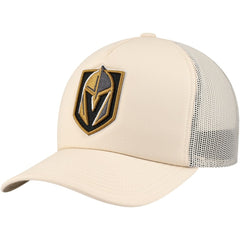 Vegas Golden Knights Mitchell & Ness Foam Front Trucker Adjustable Hat - Cream | NHL discount