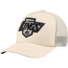 Los Angeles Kings Mitchell & Ness Foam Front Trucker Adjustable Hat - Cream | NHL discount