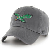 Philadelphia Eagles '47 Clean Up Adjustable Hat - Charcoal - 47 brand