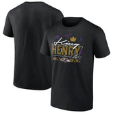 Derrick Henry Baltimore Ravens King Henry's Crown T-Shirt - Black - NFL