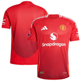 Adidas - Manchester United 2024/25 Home Patch Jersey - Red