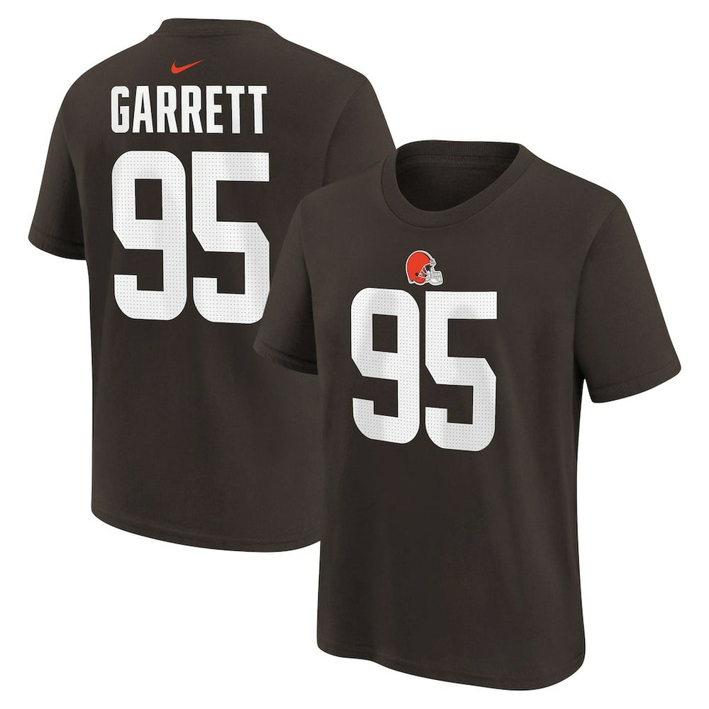 Myles Garrett Cleveland Browns Youth Player Name & Number T-Shirt - Brown - Nike