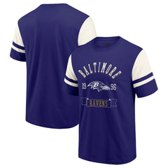 Baltimore Ravens Darius Rucker Collection Football T-Shirt - Purple - Fanatics