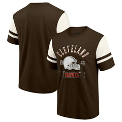 Cleveland Browns Darius Rucker Collection Football T-Shirt - Brown - Fanatics