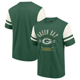 Green Bay Packers Darius Rucker Collection Football T-Shirt - Green - Fanatics