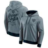 Chicago Bears Darius Rucker Collection Tonal Knit Pullover Hoodie - Navy - Fanatics