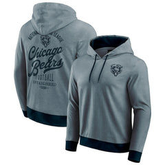 Chicago Bears Darius Rucker Collection Tonal Knit Pullover Hoodie - Navy - Fanatics
