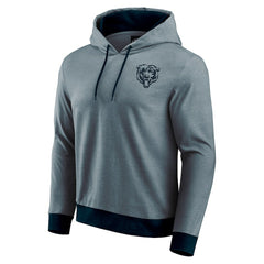 Chicago Bears Darius Rucker Collection Tonal Knit Pullover Hoodie - Navy - Fanatics
