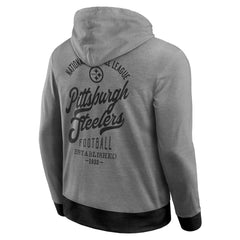 Pittsburgh Steelers Darius Rucker Collection Tonal Knit Pullover Hoodie - Black - Fanatics