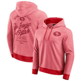 San Francisco 49ers Darius Rucker Collection Tonal Knit Pullover Hoodie - Scarlet - Fanatics