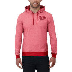 San Francisco 49ers Darius Rucker Collection Tonal Knit Pullover Hoodie - Scarlet - Fanatics