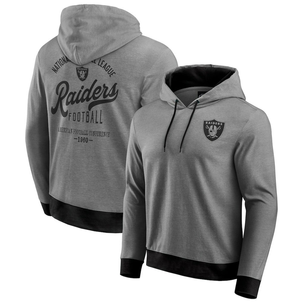 Las Vegas Raiders Darius Rucker Collection Tonal Knit Pullover Hoodie - Black - Fanatics