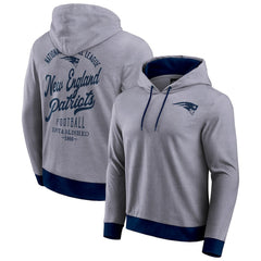 New England Patriots Darius Rucker Collection Tonal Knit Pullover Hoodie - Navy - Fanatics