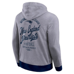 New England Patriots Darius Rucker Collection Tonal Knit Pullover Hoodie - Navy - Fanatics
