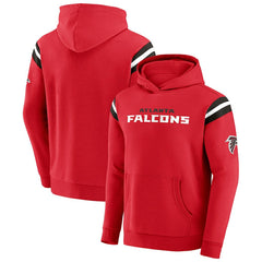 Atlanta Falcons Darius Rucker Collection Football Washed Pullover Hoodie - Red - Fanatics
