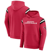 Arizona Cardinals Darius Rucker Collection Football Washed Pullover Hoodie - Cardinal - Fanatics