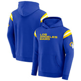 Los Angeles Rams Darius Rucker Collection Football Washed Pullover Hoodie - Royal - Fanatics