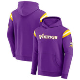Minnesota Vikings Darius Rucker Collection Football Washed Pullover Hoodie - Purple - Fanatics