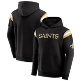 New Orleans Saints Darius Rucker Collection Football Washed Pullover Hoodie - Black - Fanatics