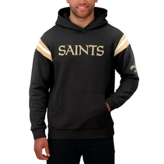 New Orleans Saints Darius Rucker Collection Football Washed Pullover Hoodie - Black - Fanatics