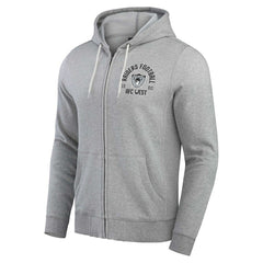 Las Vegas Raiders Darius Rucker Collection Vintage Stripe Full-Zip Hoodie - Heather Gray - Fanatics