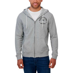 Las Vegas Raiders Darius Rucker Collection Vintage Stripe Full-Zip Hoodie - Heather Gray - Fanatics