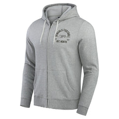 Cincinnati Bengals Darius Rucker Collection Vintage Stripe Full-Zip Hoodie - Heather Gray - Fanatics