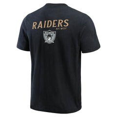 Las Vegas Raiders Darius Rucker Collection Washed Henley T-Shirt - Black - Fanatics
