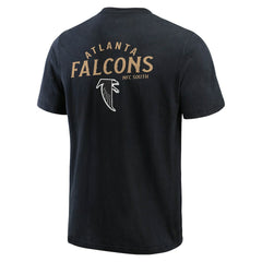 Atlanta Falcons Darius Rucker Collection Washed Henley T-Shirt - Black - Fanatics