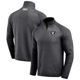 Las Vegas Raiders Darius Rucker Collection Tonal Quarter-Zip Jacket - Black - Fanatics