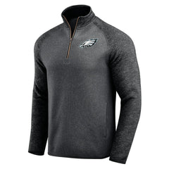 Philadelphia Eagles Darius Rucker Collection Tonal Quarter-Zip Jacket - Black - Fanatics