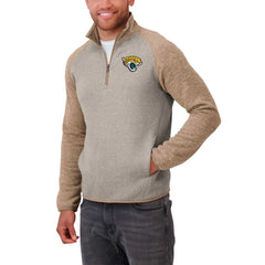 Jacksonville Jaguars Darius Rucker Collection Tonal Quarter-Zip Jacket - Tan - Fanatics