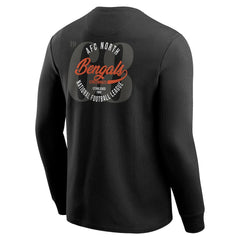 Cincinnati Bengals Darius Rucker Collection Washed Waffle-Knit Long Sleeve T-Shirt - Black - Fanatics