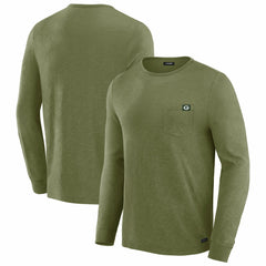 Green Bay Packers J. Palmer In-The-Pocket Long Sleeve T-Shirt - Olive - NFL