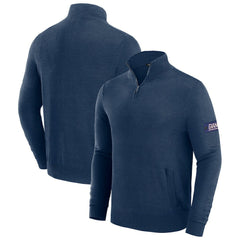 New York Giants J. Palmer Franchise Quarter-Zip Sweater - Navy - NFL