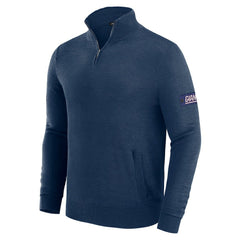 New York Giants J. Palmer Franchise Quarter-Zip Sweater - Navy - NFL